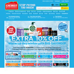 10% off Sitewide (Exclusions Apply) + $5.99 Shipping ($0 C&C/ $99 Order) @ Chemist Warehouse (Online Only)