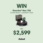Win a Roomba Max 705 Combo Robot + AutoWash Dock from iRobot