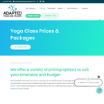 [CHCH] 12 Months of Unlimited Yoga and Pilates Classes for $1799 (15 Available) @ Adapted Yoga and Pilates