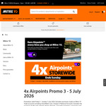 Earn 4x Airpoints Storewide (Exclusion's Apply) @ Mitre 10