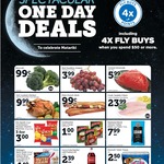 New World - One Day Sale: Broccoli 99c, Seedless Grapes $3.99/Kg, ETA Spud Chips 150g 3 for $3, Silverside $6/Kg + More