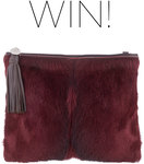 Win a MOOI Jem Clutch in Oxblood Bok (Worth $165) from FQ