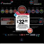 Chef's Best Pizza Pickup $7 (Normally $11), Any Pizza $13 Delivered (Normally $20) @ Domino's