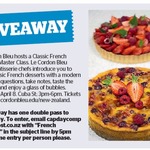 Win a Double Pass to Le Cordon Bleu Classic French Desserts Master Class from The Dominion Post (Wellington)