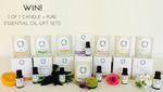 Win 1 of 7 Candle + Pure Essential Oil Gift Sets from Wellbeing