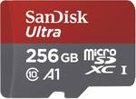SanDisk 256GB Ultra MicroSDXC UHS-I Memory Card with Adapter  $37.99 USD (~$65.61 NZD) Delivered @ Amazon