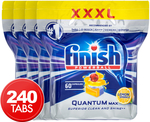 4 x 60pk Finish Quantum Max Super Charged Dishwashing Capsules $20 (Was $67.95) + Shipping @ Catch