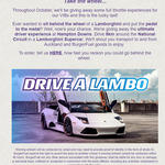 Win a Drive in a Lamborghini from BurgerFuel