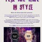 Win 1 of 2 5600 Series G-SHOCK Watches (Worth $500) from BurgerFuel