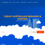 New Zealand Domain Names A$24.95, Web Hosting from A$3.95/Month @ Onward