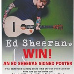 Win an Ed Sheeran Signed Poster from The Sunday Star Times