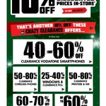 Further 10% off Clearance Items in-Store @ Dick Smith