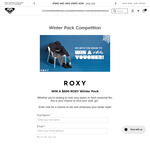 Win a $500 Roxy Online Gift Voucher from Roxy