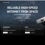 Free Hardware Rental Kit + $19 Delivery + 30 Day Trial+ $20 off Per Month for 4 Months (Plans from $59/Month 100mbps) @ Starlink