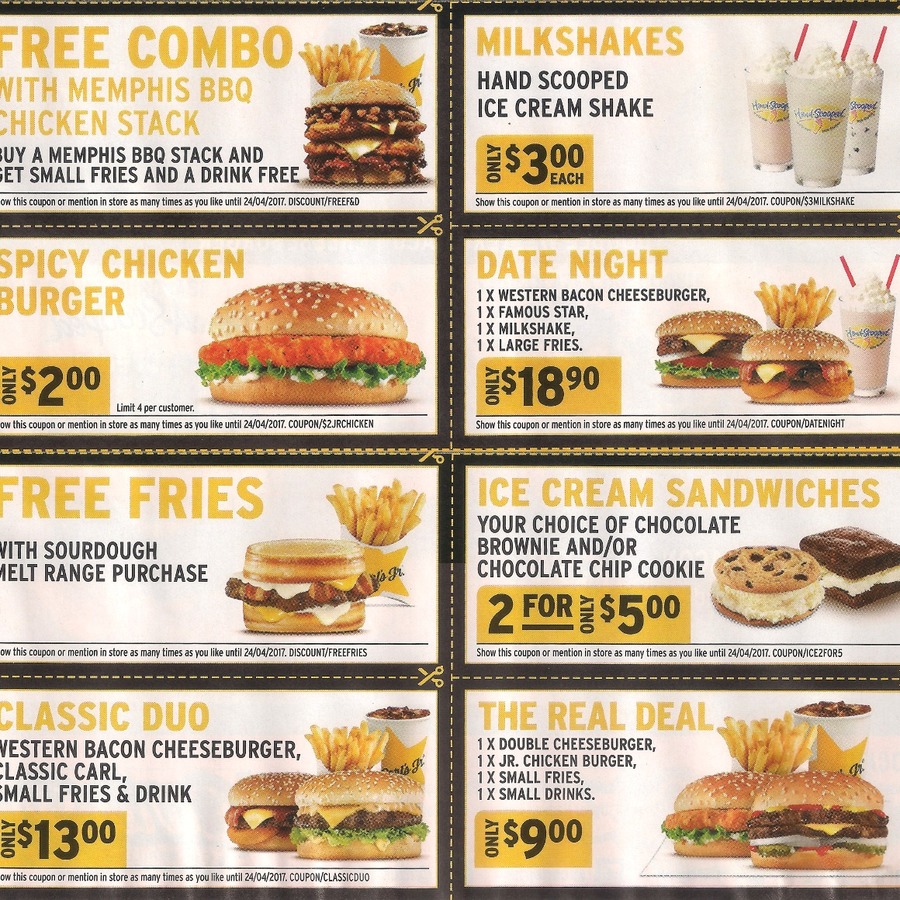 Carl's Jr Printable Coupons