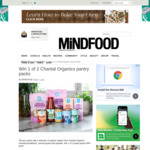 Win 1 of 2 Chantal Organics Pantry Packs from Mindfood
