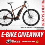 Win A Merida eBig Nine 300 SE Electric Mountain Bike equipped with a 504wh Battery worth $4,299.99 @ 99bikesnz
