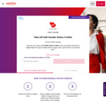 Earn Double Status Credits on Eligible Flights (Activation Required) @ Velocity Frequent Flyer / Virgin Australia