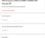 Win a LEGO Harry Potter Dobby The House-Elf @ Brick Store