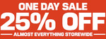 25% off Storewide (Exclusions Apply) @ Repco