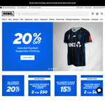 40% off Men's/Kids' Clothing & Sport Equipment; Extra 20% off Clearance; 30% off Everything Else (Excl. Apply) @ Rebel Sport