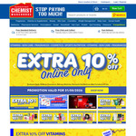 10% off Sitewide (Exclusions Apply) + $5.99 Shipping ($0 C&C/ $99 Order) @ Chemist Warehouse