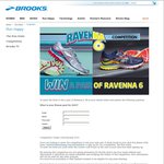 Win a Pair of Brooks Ravenna 6 Running Shoes