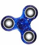 Star Sky Print Focus Toy Stress Relief Fidget Spinner -  Deep Blue - $0.95 @ GearBest