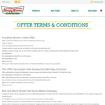 Free Original Glaze Donuts 4-pack (1 per Person Daily) 29Apr ~ 31May for Frontline Workers @ Krispy Kreme Manukau