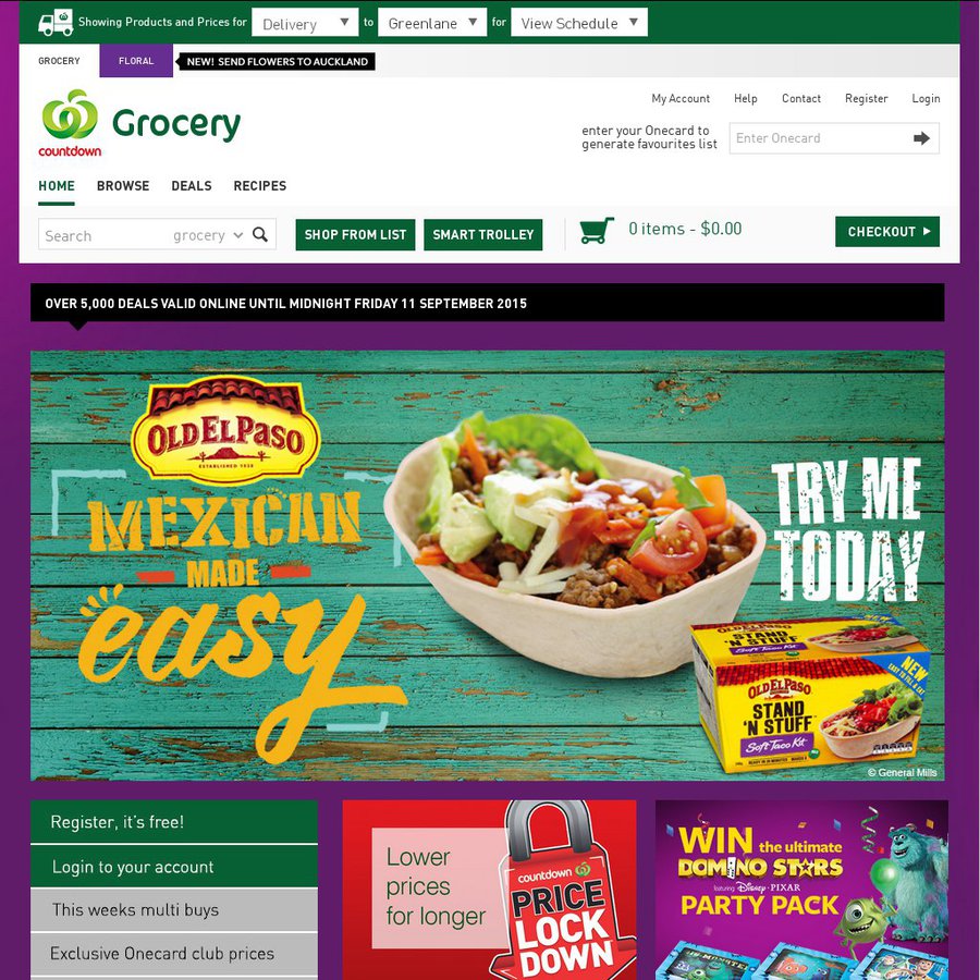 $15 off When You Spend $100+ at Countdown Supermarket, New Customers ...