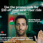 $10 off Your Next Ride (Including Existing Accounts) @ Uber