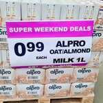 Alpro Barista Oat Milk 1L & Alpro Barista Almond Milk 1L $0.99 ea. @ PAK'n SAVE, Clarence St (Hamilton, In-store Only)