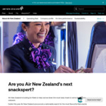 Are You Air Nz Next Snackspert? Win a Goodie Bag Incl Airpoints @ Air NZ