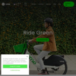 3 Rides Free eScooter/eBike (up to 10 Minutes); 5 Free Unlocks @ Lime Scooters