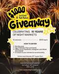 Win 1 of 10 $100 Cash Prizes from Auckland Night Markets