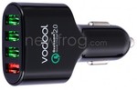 38% off Vodool Quick Charge 2.0 54W 4-Port USB Car Charger Adapter US $7.69 @Newfrog