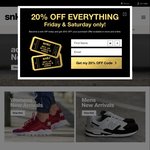 20% off Everything @ Snkr