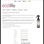 Win 1 of 5 Bottles of Sigrid’s Stainless Steel Cleaner from Eastlife