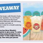 Win 1 of 3 Wendy's Summer Packs from The Dominion Post