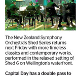 Win a Double Pass to The New Zealand Symphony Orchestra's Shed Series from The Dominion Post (Wellington)