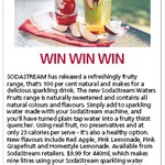 Win a Sodastream Waters Fruits Range (Worth $39.96) from The Dominion Post