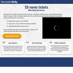 Free 30-Day Trial Membership with Access to $9 Movie Tickets & More (Plans from $84/yr Thereafter) @ Manchester Unity