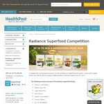 Win 1 of 2 Radiance Superfood Prize Packs from Healthpost