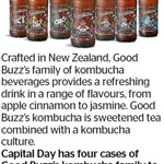 Win 1 of 2 Packs of Four Cases of Good Buzz's Kombucha Family from The Dominion Post