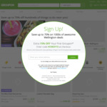 Groupon 10% off Site Wide