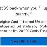 Spend $50 on Fuel, Get $5 Back via American Express