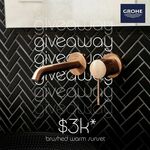 Win a GROHE Brushed Warm Sunset Tapware (Worth $3000) from Robertson Bathware