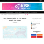 Win a family pass to ‘The Whale Rider’ live show (The PumpHouse Theatre, Auckland, October 8) @ Kiwi Families