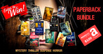Win 10 Paperbacks + A$100 Amazon Gift Card - Mystery Thriller Suspense @ Bookthrone
