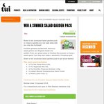 Win a Summer Salad Garden Pack from Tui